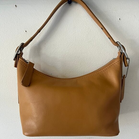 Coach Tan Leather Shoulder Bag - Picture 1 of 6
